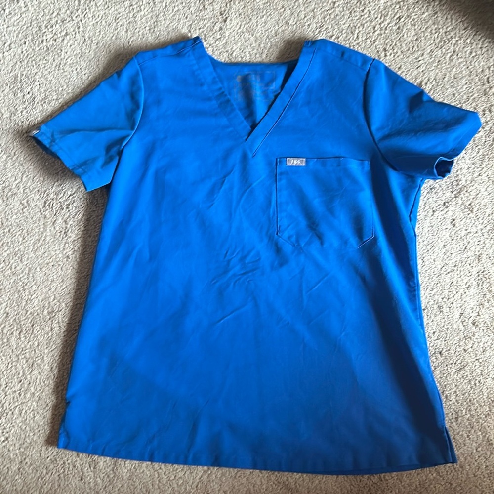 Blue FIGS scrub top MEDIUM